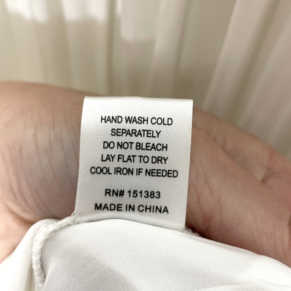 Current Air White Long Sleeve Dress 729 - Picture 9 of 9